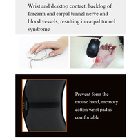 Antypoślizgowe z pianki Memory podkładka pod mysz podkładka pod mysz wsparcie podpórka pod nadgarstek mata ergonomiczne biuro zdrowe podkładka pod mysz podkładka pod mysz do komputera stacjonarnego 4